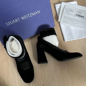 Stuart Weitzman Velvet Heels